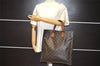 Authentic Louis Vuitton Monogram Sac Plat Hand Tote Bag M51140 LV 1915I