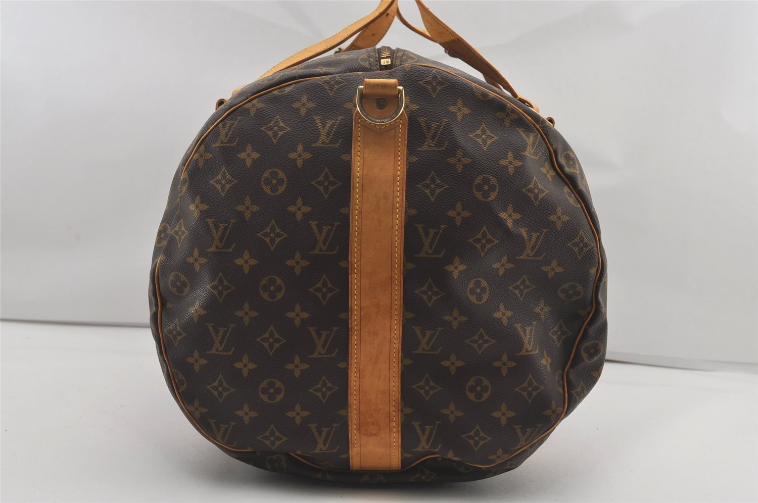 Authentic Louis Vuitton Monogram Sac Polochon 2Way Boston Bag M41222 LV 1915J