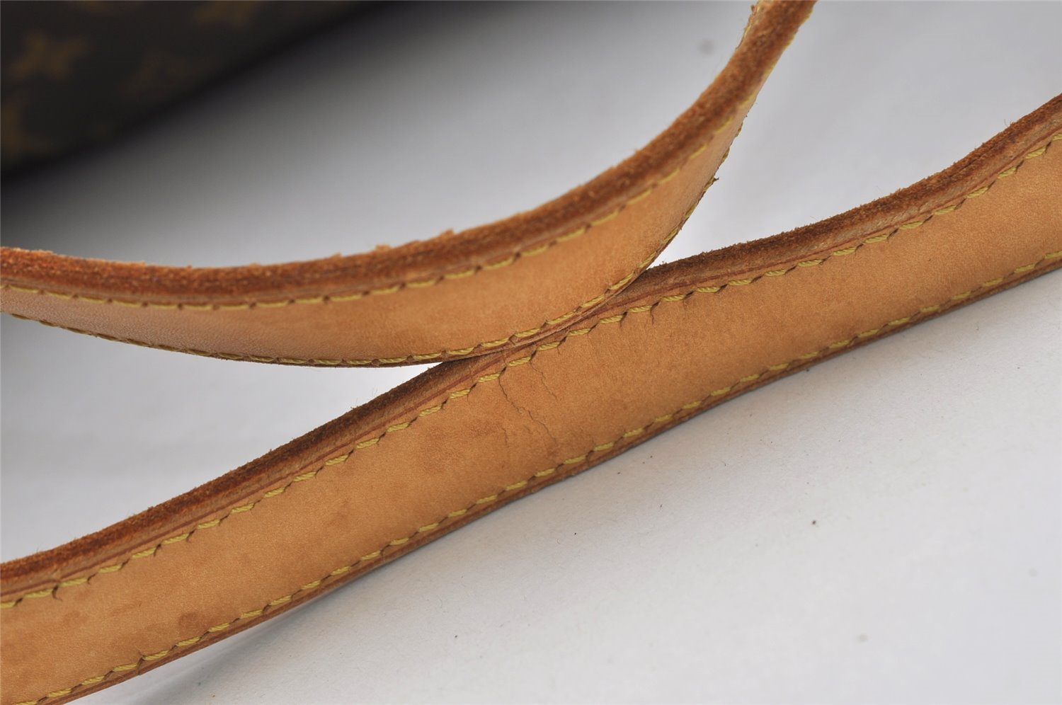 Authentic Louis Vuitton Monogram Sac Polochon 2Way Boston Bag M41222 LV 1915J