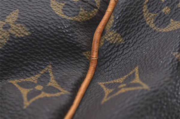 Authentic Louis Vuitton Monogram Sac Polochon 2Way Boston Bag M41222 LV 1915J