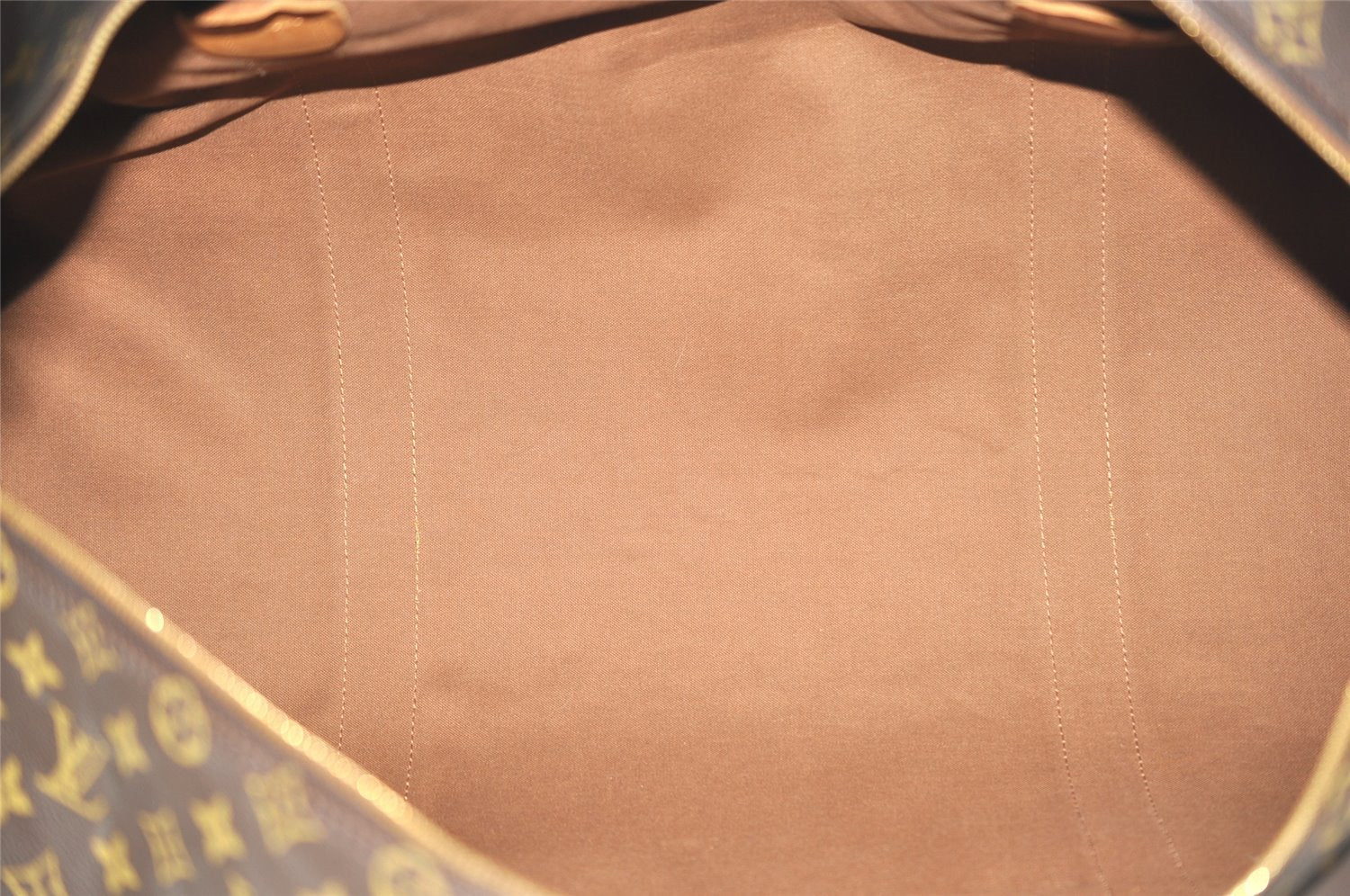 Authentic Louis Vuitton Monogram Sac Polochon 2Way Boston Bag M41222 LV 1915J