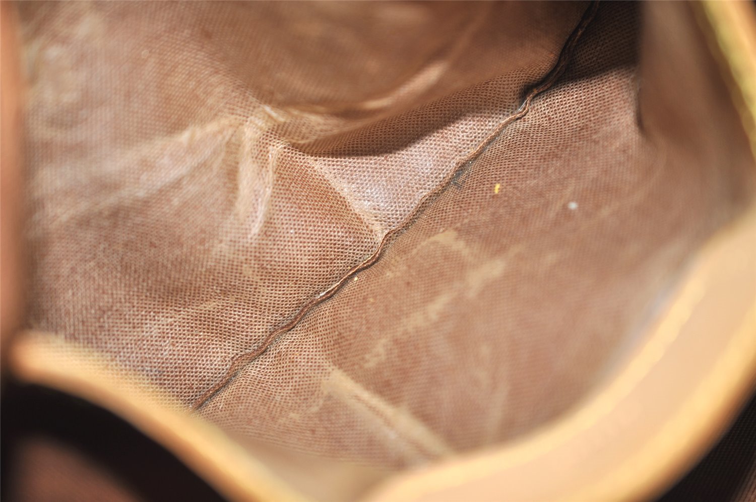 Authentic Louis Vuitton Monogram Sac Polochon 2Way Boston Bag M41222 LV 1915J