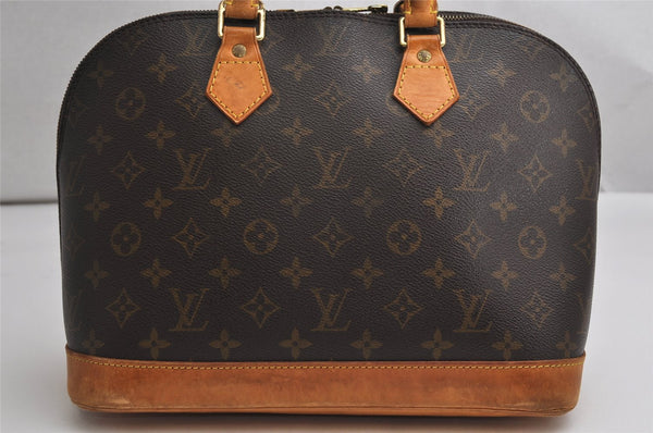 Authentic Louis Vuitton Monogram Alma Hand Bag Purse M51130 LV 1915K