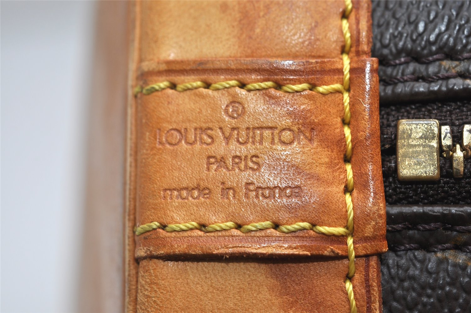 Authentic Louis Vuitton Monogram Alma Hand Bag Purse M51130 LV 1915K