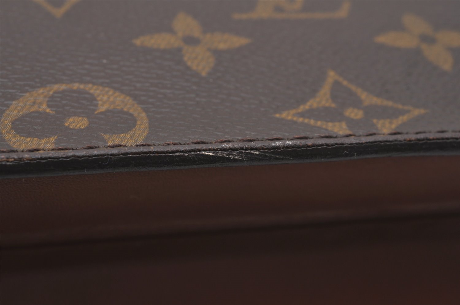 Authentic Louis Vuitton Monogram Pochette Homme Clutch Hand Bag M51795 LV 1916I