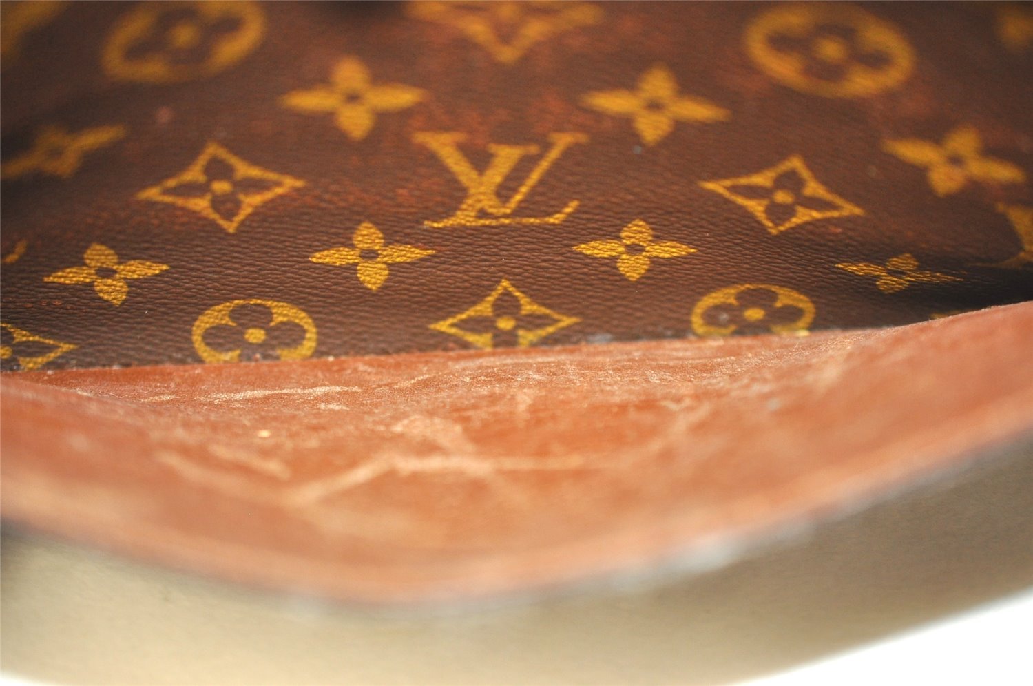 Authentic Louis Vuitton Monogram Pochette Homme Clutch Hand Bag M51795 LV 1916I