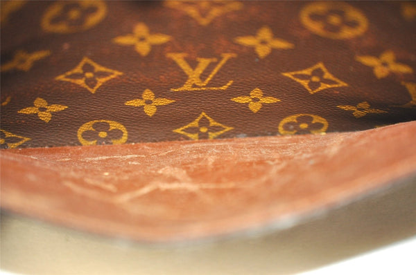 Authentic Louis Vuitton Monogram Pochette Homme Clutch Hand Bag M51795 LV 1916I