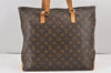 Authentic Louis Vuitton Monogram Cabas Mezzo Shoulder Tote Bag M51151 Junk 1916K