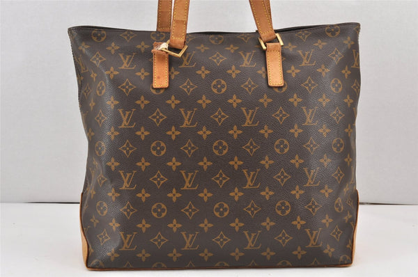 Authentic Louis Vuitton Monogram Cabas Mezzo Shoulder Tote Bag M51151 Junk 1916K