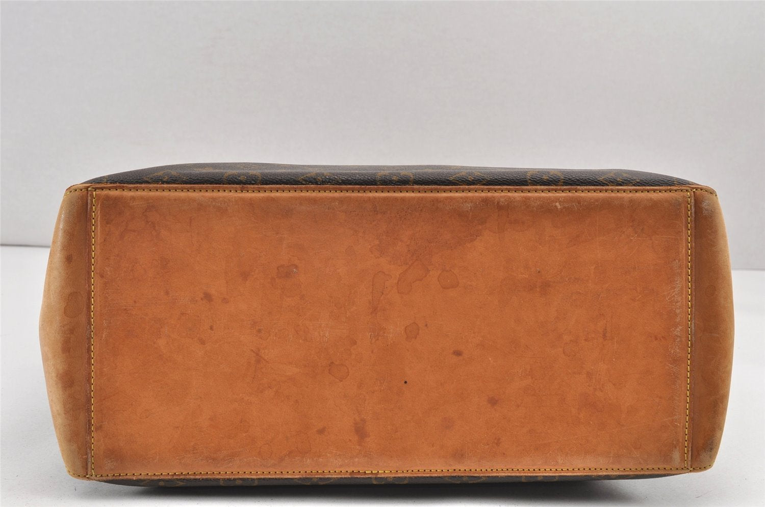 Authentic Louis Vuitton Monogram Cabas Mezzo Shoulder Tote Bag M51151 Junk 1916K