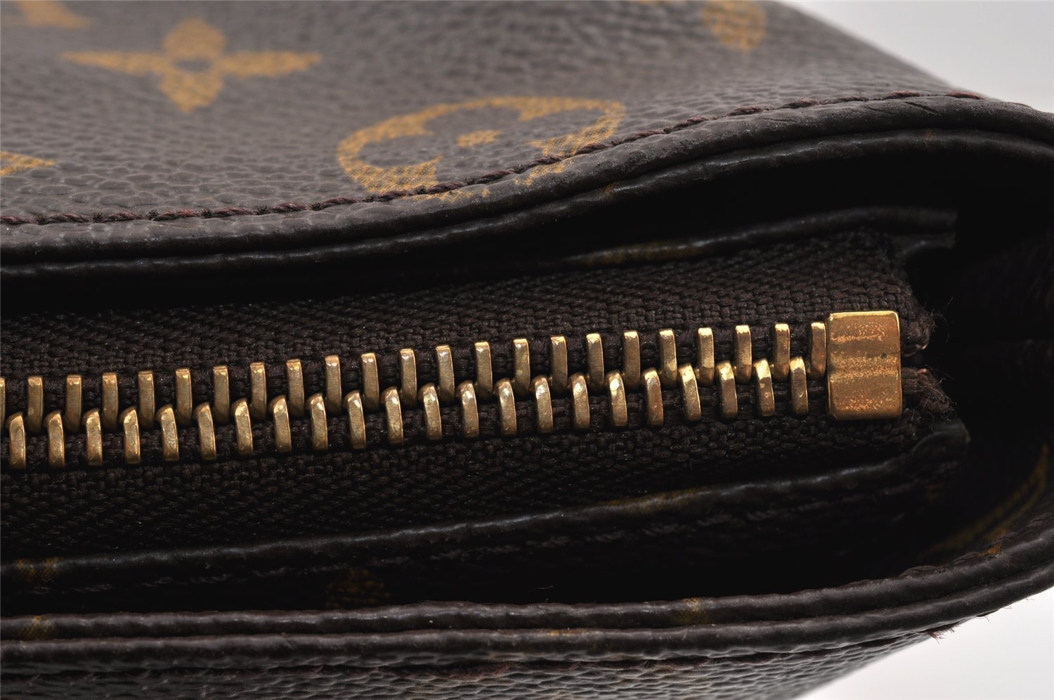 Authentic Louis Vuitton Monogram Cabas Mezzo Shoulder Tote Bag M51151 Junk 1916K