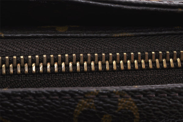 Authentic Louis Vuitton Monogram Cabas Mezzo Shoulder Tote Bag M51151 Junk 1916K