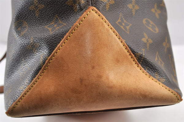 Authentic Louis Vuitton Monogram Cabas Mezzo Shoulder Tote Bag M51151 Junk 1916K