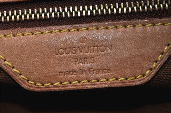 Authentic Louis Vuitton Monogram Cabas Mezzo Shoulder Tote Bag M51151 Junk 1916K