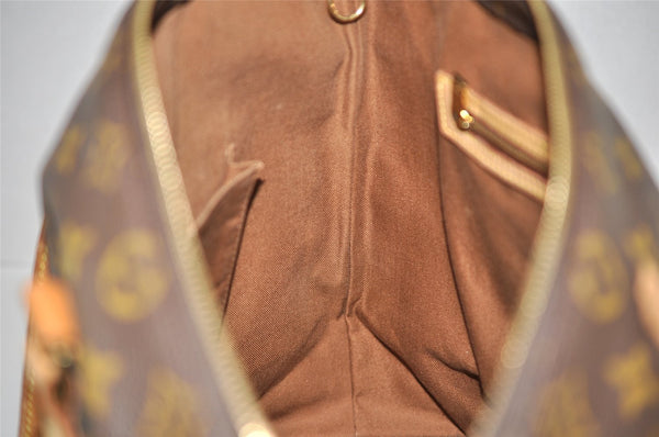 Authentic Louis Vuitton Monogram Cabas Mezzo Shoulder Tote Bag M51151 Junk 1916K