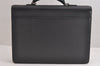 Auth Louis Vuitton Taiga Laguito Business Bag Briefcase Black M31092 LV 1917J