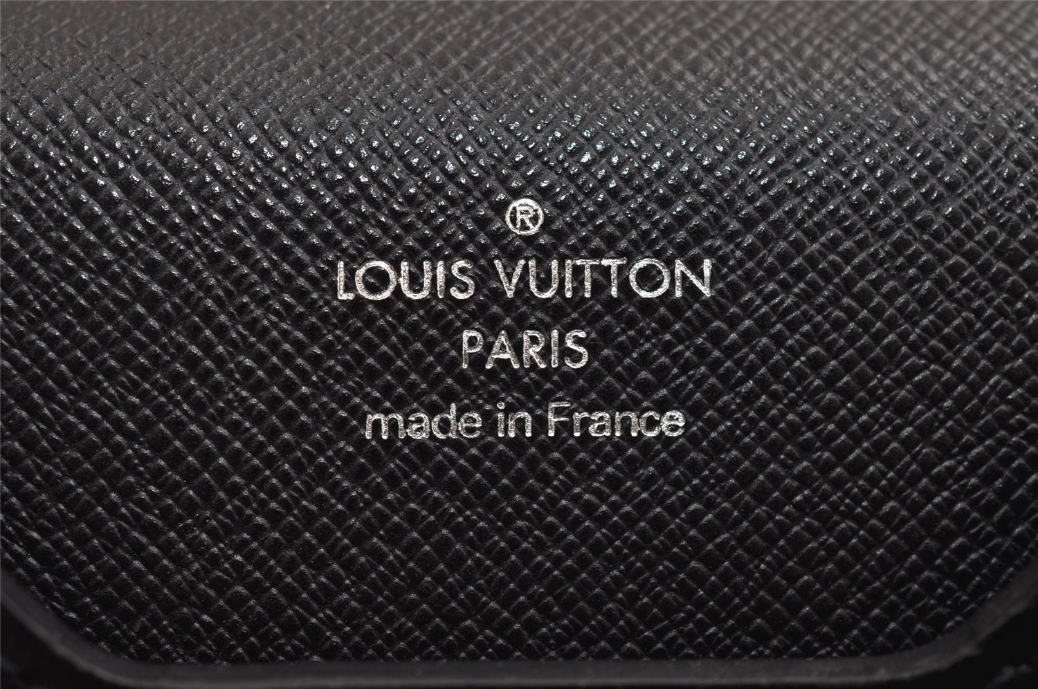 Auth Louis Vuitton Taiga Laguito Business Bag Briefcase Black M31092 LV 1917J