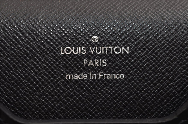 Auth Louis Vuitton Taiga Laguito Business Bag Briefcase Black M31092 LV 1917J