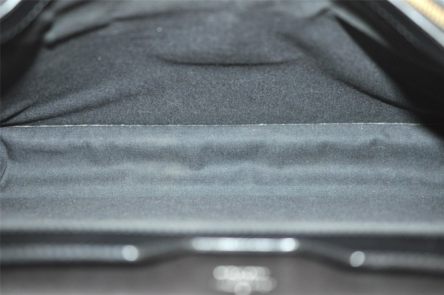 Auth Louis Vuitton Taiga Laguito Business Bag Briefcase Black M31092 LV 1917J