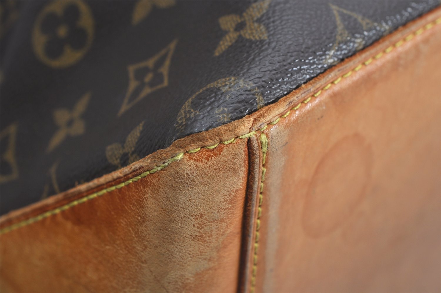 Authentic Louis Vuitton Monogram Cabas Mezzo Shoulder Tote Bag M51151 LV 1917K