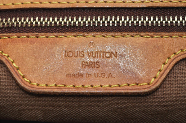 Authentic Louis Vuitton Monogram Cabas Mezzo Shoulder Tote Bag M51151 LV 1917K