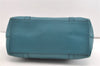 Authentic GUCCI Interlocking G 2Way Hand Shoulder Bag Leather 341503 Blue 1918J