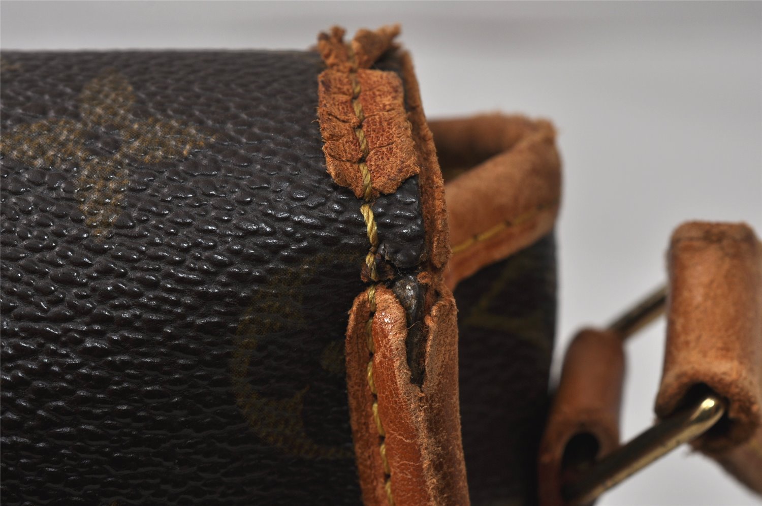 Authentic Louis Vuitton Monogram Sologne Shoulder Cross Bag M42250 Junk 1918K