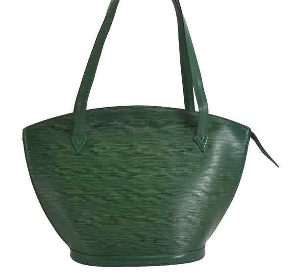 Auth Louis Vuitton Epi Saint Jacques Shopping Shoulder Bag Green M52264 LV 1919J