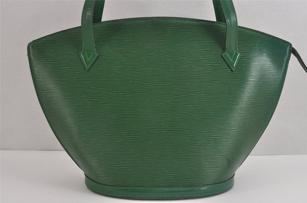 Auth Louis Vuitton Epi Saint Jacques Shopping Shoulder Bag Green M52264 LV 1919J