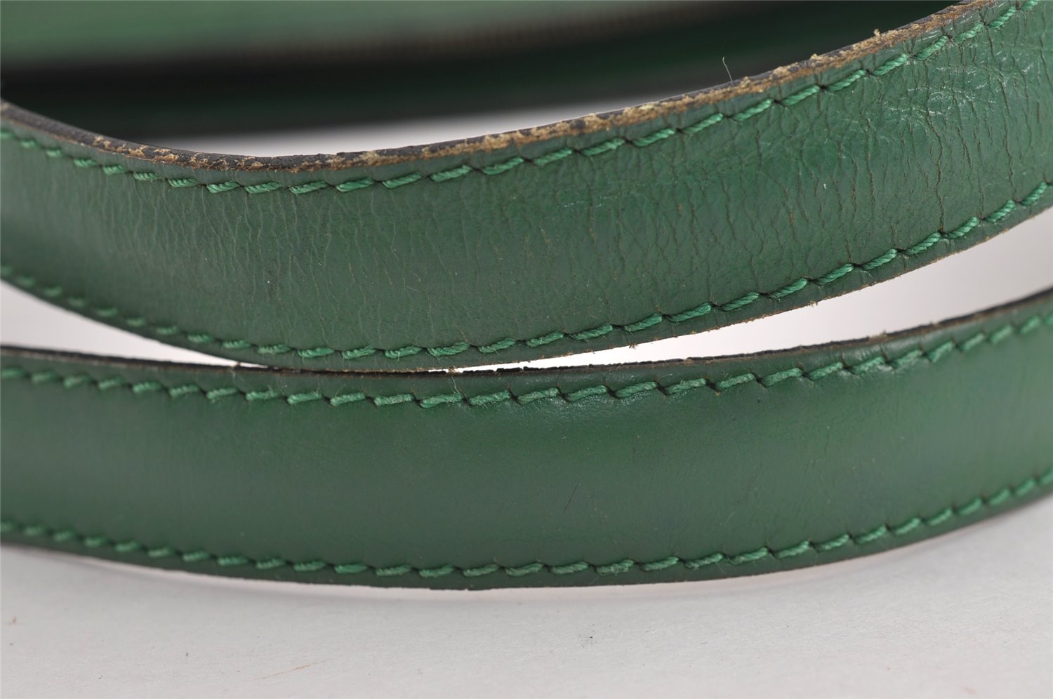 Auth Louis Vuitton Epi Saint Jacques Shopping Shoulder Bag Green M52264 LV 1919J