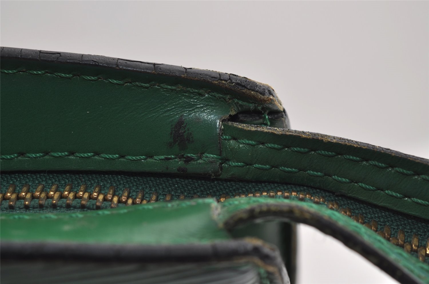 Auth Louis Vuitton Epi Saint Jacques Shopping Shoulder Bag Green M52264 LV 1919J