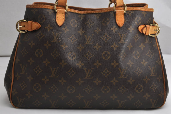 Authentic Louis Vuitton Monogram Batignolles Horizontal Tote Bag M51154 LV 1919K