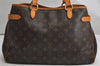Authentic Louis Vuitton Monogram Batignolles Horizontal Tote Bag M51154 LV 1919K