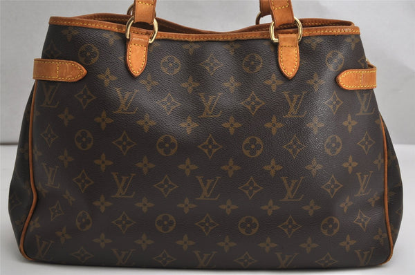 Authentic Louis Vuitton Monogram Batignolles Horizontal Tote Bag M51154 LV 1919K