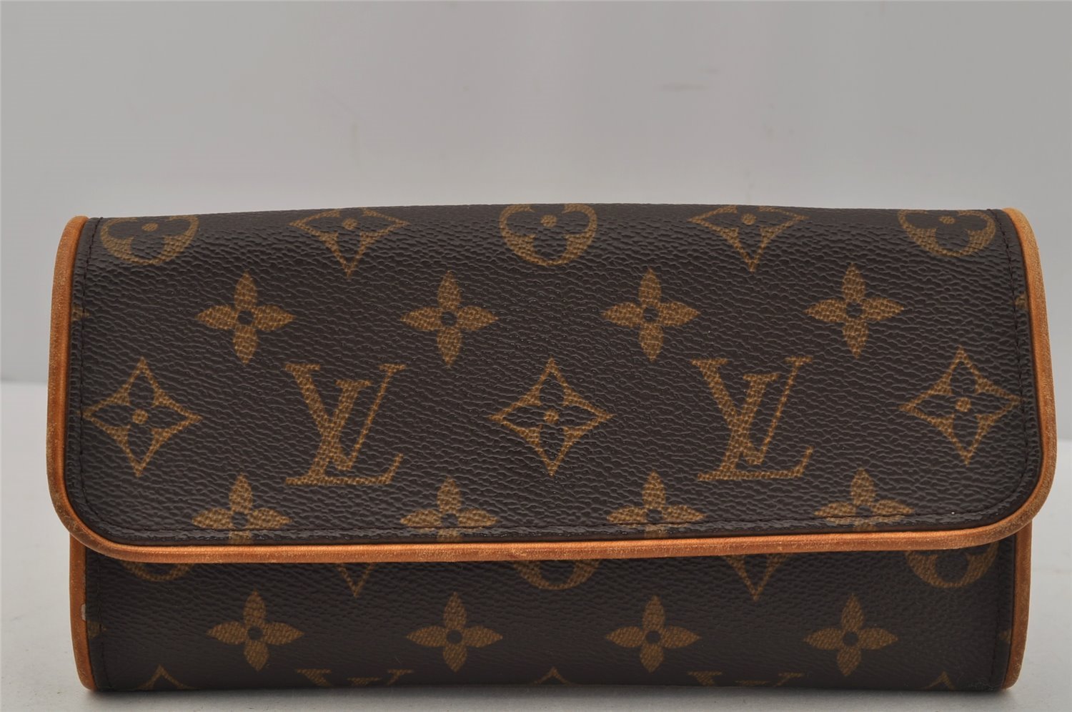 Authentic Louis Vuitton Monogram Pochette Twin PM Shoulder Bag M51854 LV 1920J