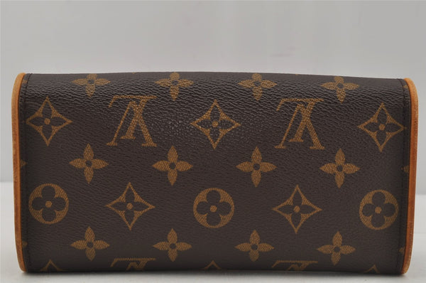 Authentic Louis Vuitton Monogram Pochette Twin PM Shoulder Bag M51854 LV 1920J
