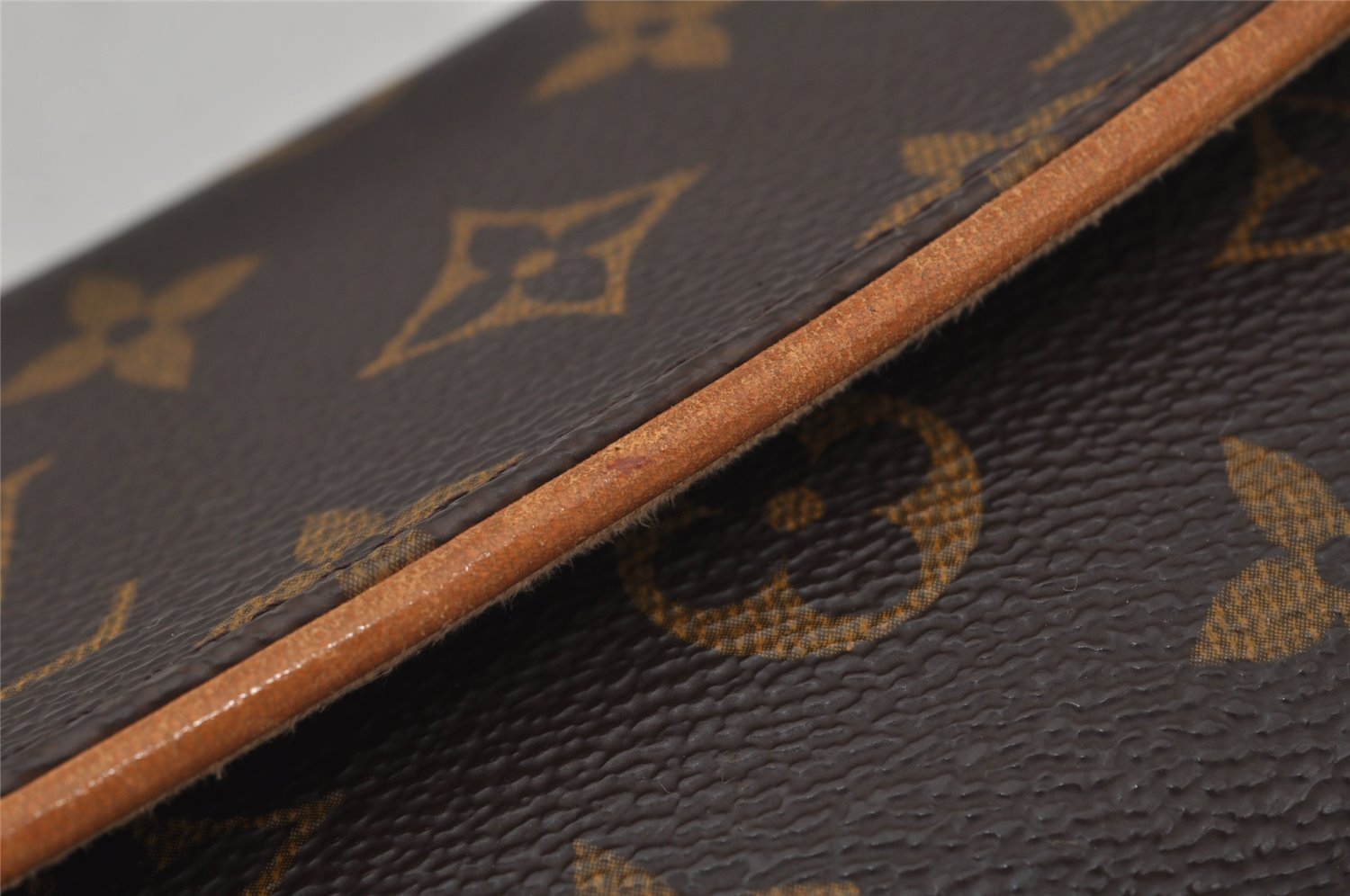 Authentic Louis Vuitton Monogram Pochette Twin PM Shoulder Bag M51854 LV 1920J