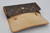 Authentic Louis Vuitton Monogram Pochette Twin PM Shoulder Bag M51854 LV 1920J