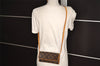 Authentic Louis Vuitton Monogram Pochette Twin PM Shoulder Bag M51854 LV 1920J