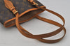 Authentic Louis Vuitton Monogram Bucket PM Shoulder Tote Bag M42238 LV 1921J