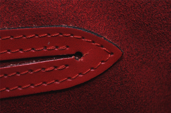 Authentic Louis Vuitton Epi Saint Jacques Hand Bag Red M52277 LV 1922I