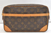Authentic Louis Vuitton Monogram Compiegne 28 Clutch Hand Bag M51845 LV 1922K