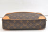 Authentic Louis Vuitton Monogram Compiegne 28 Clutch Hand Bag M51845 LV 1922K