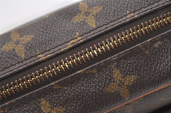 Authentic Louis Vuitton Monogram Compiegne 28 Clutch Hand Bag M51845 LV 1922K