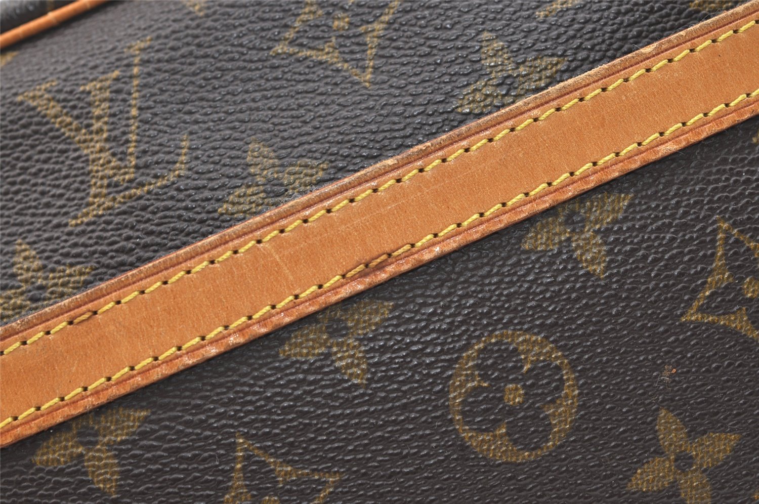 Authentic Louis Vuitton Monogram Compiegne 28 Clutch Hand Bag M51845 LV 1922K