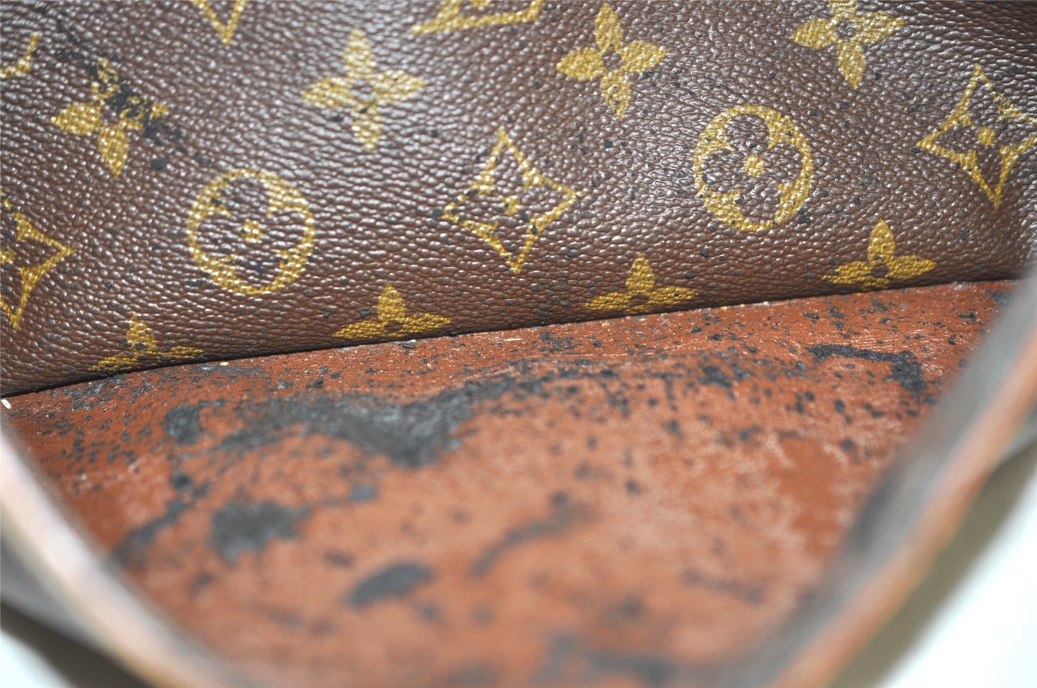 Authentic Louis Vuitton Monogram Compiegne 28 Clutch Hand Bag M51845 LV 1922K