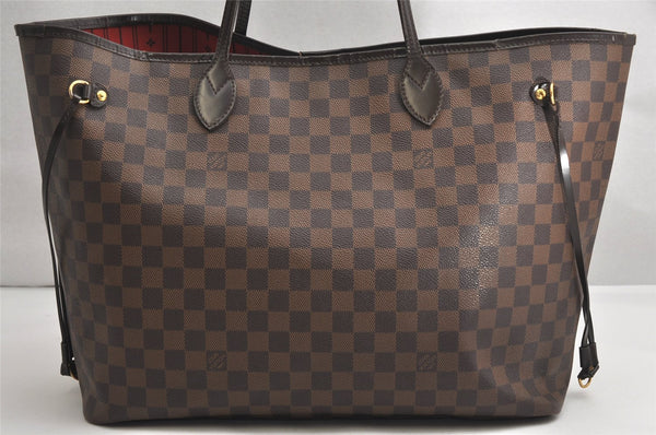 Authentic Louis Vuitton Damier Neverfull GM Shoulder Tote Bag N51106 LV 1923K