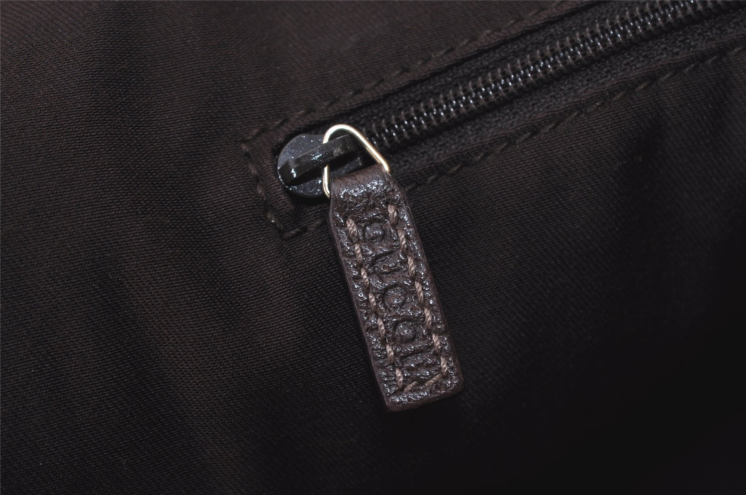 Authentic GUCCI Abbey Shoulder Tote Bag GG Canvas Leather 130736 Brown 1924I