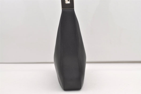 Authentic GUCCI Vintage Shoulder Hand Bag Purse Leather 0013812 Black 1925J