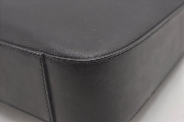 Authentic GUCCI Vintage Shoulder Hand Bag Purse Leather 0013812 Black 1925J